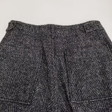 YOKE 新品 TWEED WIDE-LEG BAKER PANTS 定価50600円 YK24FW0728P サイズ2 ツイードワイド パンツ 24AW ブラック メンズ ヨーク【中古】5-1008T♪