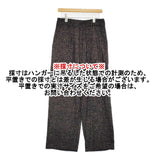 YOKE 新品 TWEED WIDE-LEG BAKER PANTS 定価50600円 YK24FW0728P サイズ2 ツイードワイド パンツ 24AW ブラック メンズ ヨーク【中古】5-1008T♪