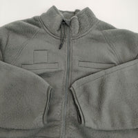 blurhms 新品 LEVEL3 Fleece Jacket 定価47300円 broots24f12 サイズ2 フリース ジャケット 24AW カーキ メンズ ブラームス【中古】5-1008T♪#