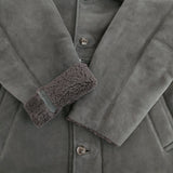 YOKE 新品 24AW REVERSIBLE ＆ DETA CHABLE MOUTON COAT 定価264000円 YK24FW0751C コート チャコールグレー メンズ ヨーク【中古】5-1018A◎