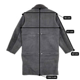 YOKE 新品 24AW REVERSIBLE ＆ DETA CHABLE MOUTON COAT 定価264000円 YK24FW0751C コート チャコールグレー メンズ ヨーク【中古】5-1018A◎