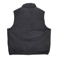 A.PRESSE 新品 Suede Down Vest 定価242000円 ゴートレザー 24AAP-01-07H ダウンベスト 24AW ネイビー メンズ アプレッセ【中古】5-1008T♪
