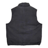 A.PRESSE 新品 Suede Down Vest 定価242000円 ゴートレザー 24AAP-01-07H ダウンベスト 24AW ネイビー メンズ アプレッセ【中古】5-1008T♪