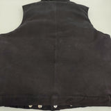 A.PRESSE 新品 Suede Down Vest 定価242000円 ゴートレザー 24AAP-01-07H ダウンベスト 24AW ネイビー メンズ アプレッセ【中古】5-1008T♪