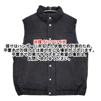A.PRESSE 新品 Suede Down Vest 定価242000円 ゴートレザー 24AAP-01-07H ダウンベスト 24AW ネイビー メンズ アプレッセ【中古】5-1008T♪