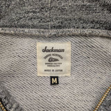 Jackman GG SWEAT PARKA JM7873 ジップアップ パーカー グレー メンズ ジャックマン【中古】5-0714M∞