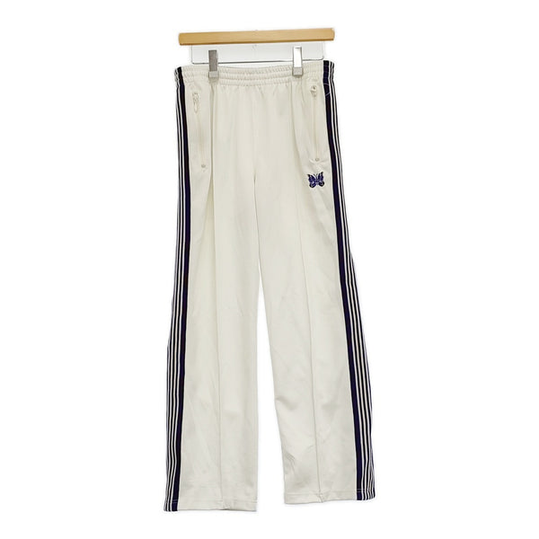 Needles Track Pant Poly Smooth MR286 トラックパンツ ジャージ サイズM パンツ ホワイト パープル メンズ ニードルス【中古】5-0805G♪