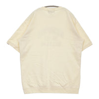 BILLVAN ビルバン MEMPHIS 半袖 サイズXL カレッジプリント スウェット アイボリー メンズ【中古】5-0704S♪