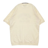 BILLVAN ビルバン MEMPHIS 半袖 サイズXL カレッジプリント スウェット アイボリー メンズ【中古】5-0704S♪