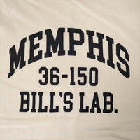 BILLVAN ビルバン MEMPHIS 半袖 サイズXL カレッジプリント スウェット アイボリー メンズ【中古】5-0704S♪