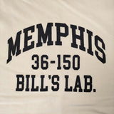 BILLVAN ビルバン MEMPHIS 半袖 サイズXL カレッジプリント スウェット アイボリー メンズ【中古】5-0704S♪