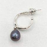 MARA PARIS マラパリ シルバー925 ピアス 片耳のみ イヤリング シルバー ネイビー系 レディース【中古】5-0630G∞