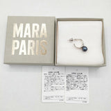 MARA PARIS マラパリ シルバー925 片耳のみ ピアス イヤリング シルバー ネイビー系 レディース【中古】5-0630G∞