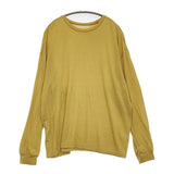 un/unbient ウールカットソー ニット uncu16-1 サイズ4 長袖Ｔシャツ カットソー ロンＴ イエロー メンズ アン【中古】5-1008T♪