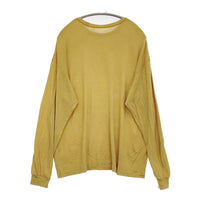 un/unbient ウールカットソー ニット uncu16-1 サイズ4 長袖Ｔシャツ カットソー ロンＴ イエロー メンズ アン【中古】5-1008T♪