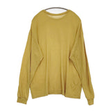 un/unbient ウールカットソー ニット uncu16-1 サイズ4 長袖Ｔシャツ カットソー ロンＴ イエロー メンズ アン【中古】5-1008T♪