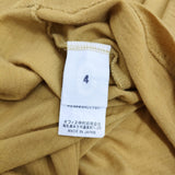 un/unbient ウールカットソー ニット uncu16-1 サイズ4 長袖Ｔシャツ カットソー ロンＴ イエロー メンズ アン【中古】5-1008T♪