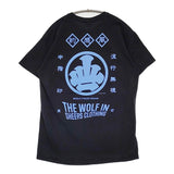 NEAKERWOLF スニーカーウルフ サイズM プリント 半袖Ｔシャツ カットソー ブラック メンズ【中古】5-0704S♪