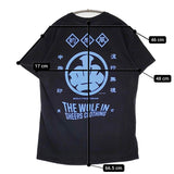 NEAKERWOLF スニーカーウルフ サイズM プリント 半袖Ｔシャツ カットソー ブラック メンズ【中古】5-0704S♪