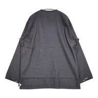 AQUELLOS OJOS VERDES 新品 Sleeping shirt 定価46200円 サイズ3 長袖シャツ 24AW ネイビー メンズ アケヨスオホスヴェルデス【中古】5-0805M♪