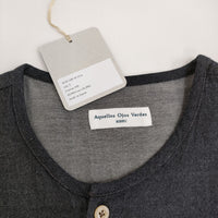AQUELLOS OJOS VERDES 新品 Sleeping shirt 定価46200円 サイズ3 長袖シャツ 24AW ネイビー メンズ アケヨスオホスヴェルデス【中古】5-0805M♪