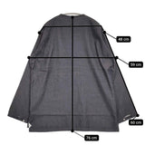 AQUELLOS OJOS VERDES 新品 Sleeping shirt 定価46200円 サイズ3 長袖シャツ 24AW ネイビー メンズ アケヨスオホスヴェルデス【中古】5-0805M♪
