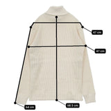 Nigel Cabourn 新品 TURTLE NECK WAFFLE-Ivory 定価22000円 サイズ46 カットソー 24AW アイボリー メンズ ナイジェルケーボン【中古】5-1030T∞