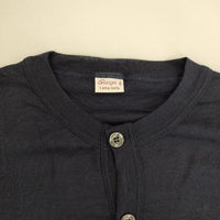gicipi 新品 CINGHIALE 定価13800円 サイズ4 イタリア製 ウールシルク カーディガン 23AW ネイビー メンズ ジチピ【中古】5-1009T∞