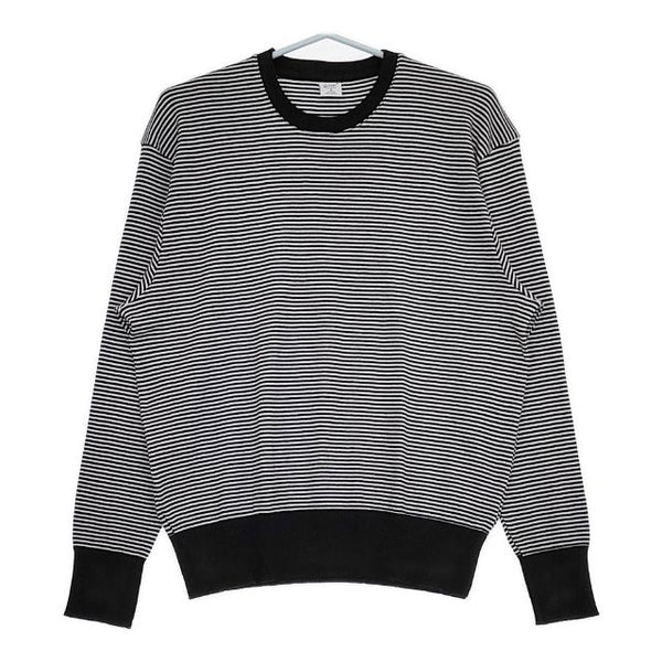 gicipi 新品 LUPO サイズ4 ボーダー 長袖Ｔシャツ カットソー ロンＴ 24AW ブラック ホワイト メンズ ジチピ【中古】5-0714M∞