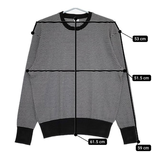 gicipi 新品 LUPO サイズ4 ボーダー 長袖Tシャツ カットソー