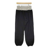 TUKI 新品 cotton long john mix gray rib 定価33000円 0173M サイズ2 スウェット パンツ 24AW ブラック グレー メンズ ツキ【中古】5-0805G♪#