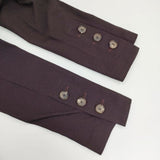 BED J.W. FORD BATTLE DRESS SCARF COAT 17SS-B-CT02 ベトルドレス コート ワイン メンズ ベッドフォード【中古】5-1030T∞