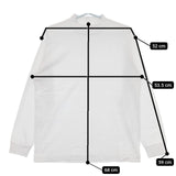 green label relaxing LONG FIBER COTTON クリア モックネック 長袖Ｔシャツ カットソー ロンＴ ホワイト メンズ グリーンレーベルリラクシング【中古】5-0714M∞
