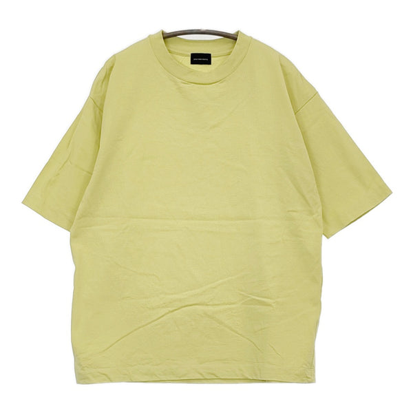green label relaxing SUVINクルーネックTシャツ 3217-199-5556 半袖 カットソー イエロー メンズ グリーンレーベルリラクシング【中古】5-0704S♪