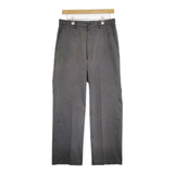 green label relaxing TRツイル ワイド ストレート イージーパンツ 防シワ スラックス パンツ グレー メンズ グリーンレーベルリラクシング【中古】5-0714G∞