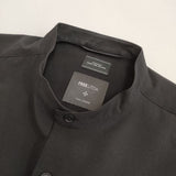green label relaxing FREELITCH ボックス バンドカラー 防シワ ストレッチ 長袖シャツ ブラック メンズ グリーンレーベルリラクシング【中古】5-0714M∞