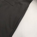 green label relaxing FREELITCH ボックス バンドカラー 防シワ ストレッチ 長袖シャツ ブラック メンズ グリーンレーベルリラクシング【中古】5-0714M∞