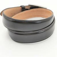 green label relaxing UNITED ARROWS サイズ81 レザー ベルト ダークブラウン メンズ グリーンレーベルリラクシング【中古】5-0813G∞