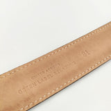 green label relaxing UNITED ARROWS サイズ81 レザー ベルト ダークブラウン メンズ グリーンレーベルリラクシング【中古】5-0813G∞