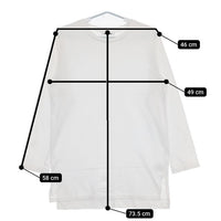 MONKEY TIME 30TENJIKU LONG TEE サイドスリット 長袖Ｔシャツ カットソー ロンＴ ホワイト メンズ モンキータイム【中古】5-0714M∞