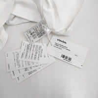 VISVIM 新品 JUMBO TEE S/S V CRASH 定価59400円 0125105010014 OFF WHITE Tシャツ 25SS ホワイト メンズ ビズビム/ヴィズヴィム【中古】5-0514S♪