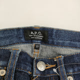 A.P.C. NEW STANDARD サイズ27 スリム スキニー デニムパンツ ネイビー メンズ アーペーセー【中古】5-0805G♪