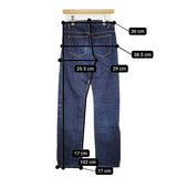 A.P.C. NEW STANDARD サイズ27 スリム スキニー デニムパンツ ネイビー メンズ アーペーセー【中古】5-0805G♪