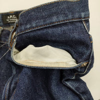 A.P.C. NEW STANDARD サイズ27 スリム スキニー デニムパンツ ネイビー メンズ アーペーセー【中古】5-0805G♪