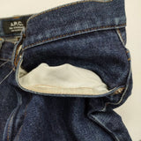 A.P.C. NEW STANDARD サイズ27 スリム スキニー デニムパンツ ネイビー メンズ アーペーセー【中古】5-0805G♪