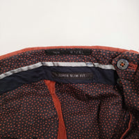 PT01/BEAMS ストレッチパンツ サイズ44 スラックス パンツ レッド メンズ ピーティーゼロウーノ/ビームス【中古】5-0805G♪