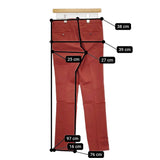 PT01/BEAMS ストレッチパンツ サイズ44 スラックス パンツ レッド メンズ ピーティーゼロウーノ/ビームス【中古】5-0805G♪