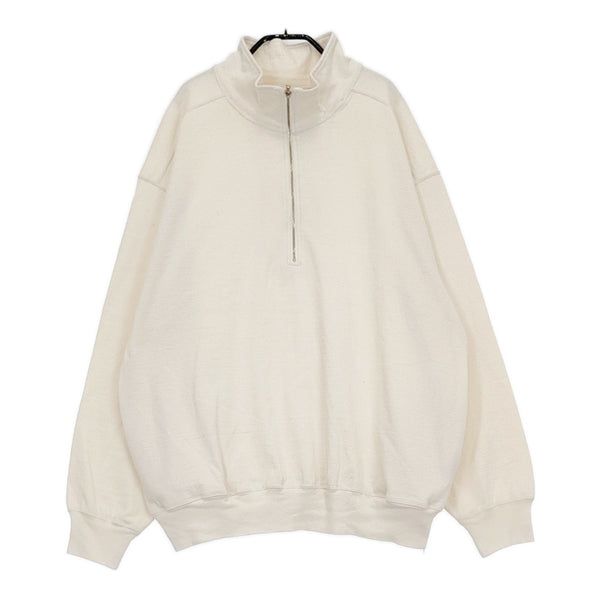 blurhms 新品 Co/Silk Nep Harf-Zip 定価26400円 サイズ3 BHS24F038Si カットソー 24AW アイボリー メンズ ブラームス【中古】5-0514M♪