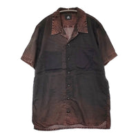Paul Smith/RED EAR テンセル オープンカラーシャツ 194254 R108V 半袖シャツ ブラウン メンズ ポール・スミス/レッドイヤー【中古】5-0704S♪
