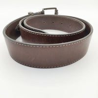 PAUL SMITH COLLECTION デザインバックル レザー 革 ベルト ブラウン メンズ ポールスミスコレクション【中古】5-0813G∞